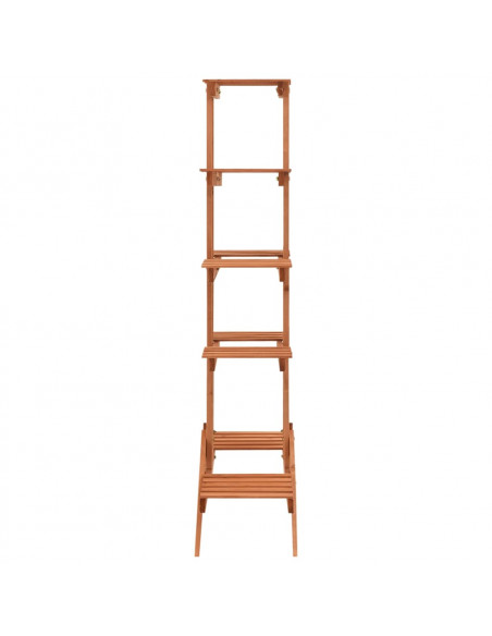 Supporto per Piante 83x25x132 cm in Legno Massello di Abete