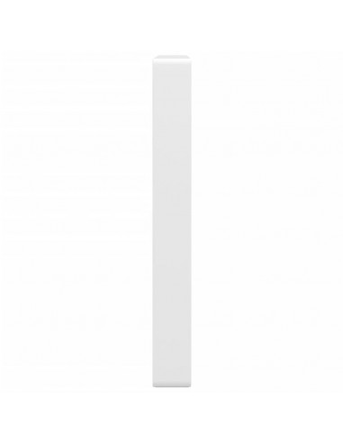 Reggimensole per Lavabo 2 pz Bianche Trapezio in Acciaio