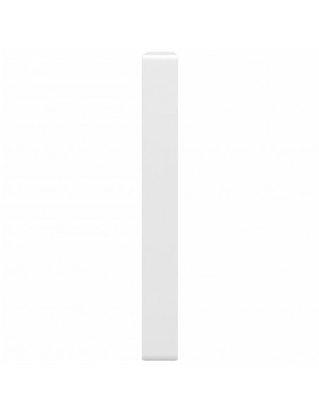 Reggimensole per Lavabo 2 pz Bianche Trapezio in Acciaio