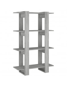Libreria/Divisorio Grigio Sonoma 80x30x123,5 cm 2