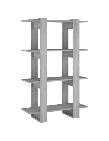 Libreria/Divisorio Grigio Sonoma 80x30x123,5 cm