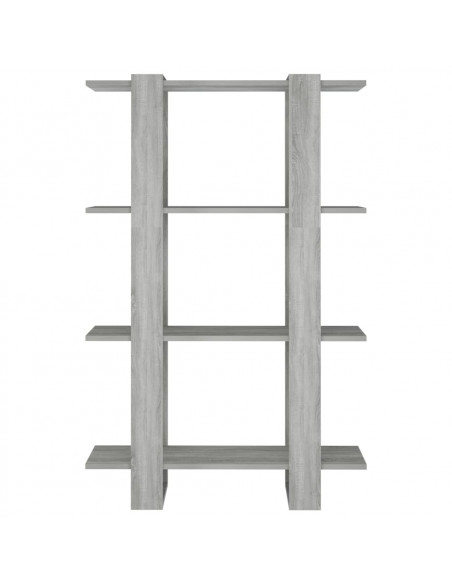Libreria/Divisorio Grigio Sonoma 80x30x123,5 cm