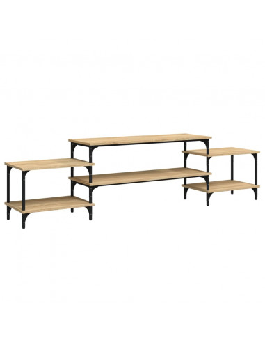 Mobile Porta TV Rovere Sonoma 197x35x52 cm in Legno Multistrato