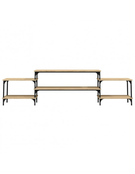 Mobile Porta TV Rovere Sonoma 197x35x52 cm in Legno Multistrato