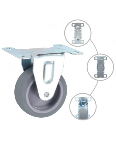 Rotelle Fisse 8 pz 75 mm