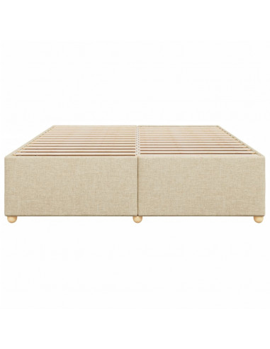 Giroletto senza Materasso Crema 200x200 cm in Tessuto