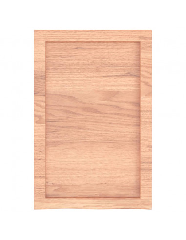 Ripiano Muro Marrone 40x60x(2-6) cm Massello Rovere Trattato