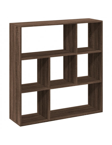 Libreria Divisorio Rovere Marrone 102x29x103,5 cm in Truciolato