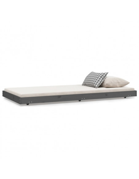Giroletto Grigio 75x190 cm in Legno Massello di Pino