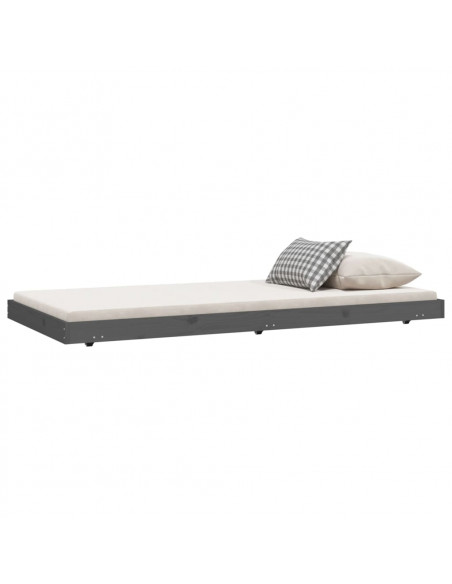 Giroletto Grigio 75x190 cm in Legno Massello di Pino