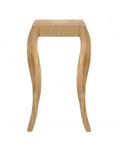 Tavolo Consolle in Legno Massello di Mango 118x38x76 cm 2