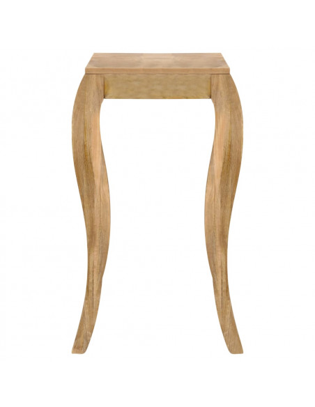 Tavolo Consolle in Legno Massello di Mango 118x38x76 cm