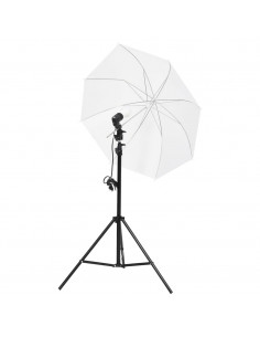 Kit per Studio Fotografico con Set di Luci e Fondale 2