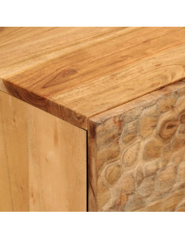 Credenza 80x33x75 cm in Legno Massello di Acacia