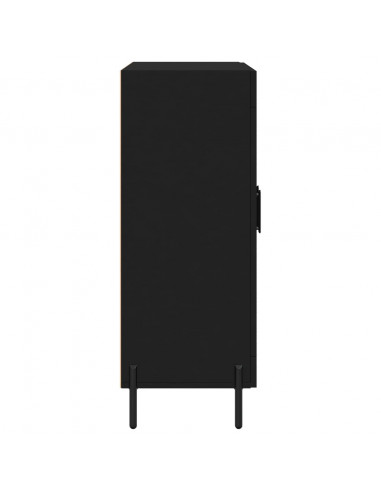 Credenza Nera 69,5x34x90 cm in Legno Multistrato