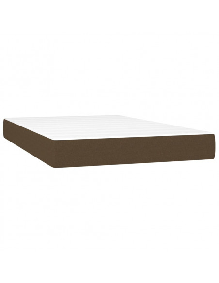 Materasso a Molle Insacchettate Marrone Scuro 120x200x20 cm