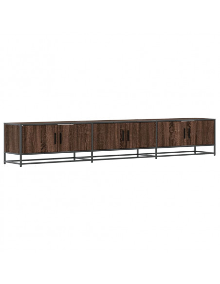 Mobile TV Rovere Marrone 240x35x41 cm in Legno Multistrato