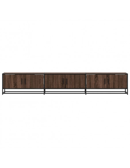 Mobile TV Rovere Marrone 240x35x41 cm in Legno Multistrato