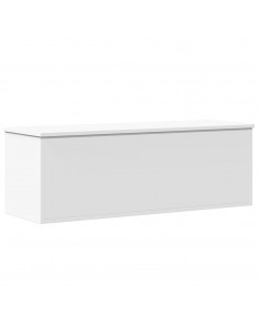 Contenitore Portaoggetti Bianco 102x35x35 cm in Truciolato 2