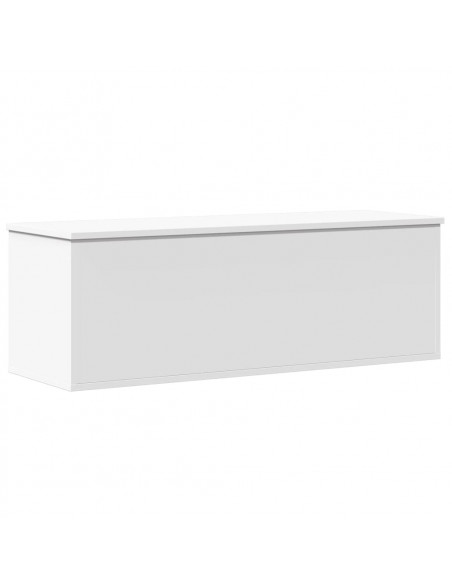 Contenitore Portaoggetti Bianco 102x35x35 cm in Truciolato