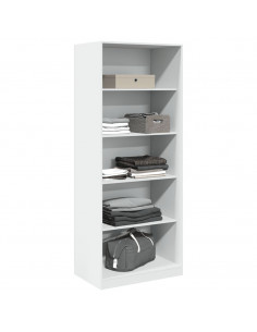 Armadio Bianco 80x50x200 cm in Legno tecnico 2