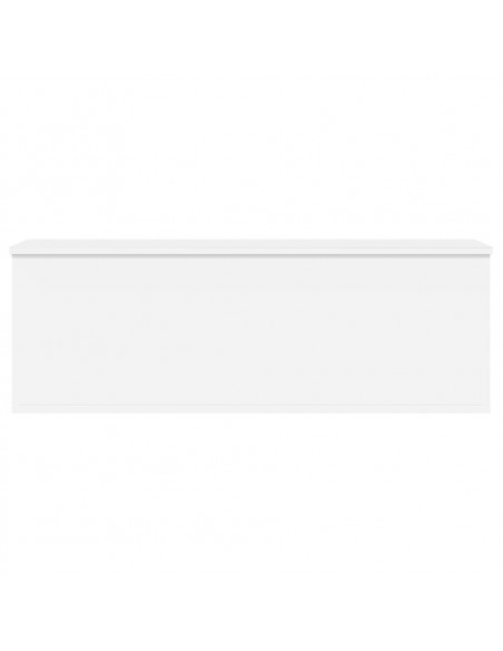 Contenitore Portaoggetti Bianco 102x35x35 cm in Truciolato
