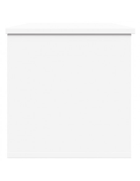 Contenitore Portaoggetti Bianco 102x35x35 cm in Truciolato