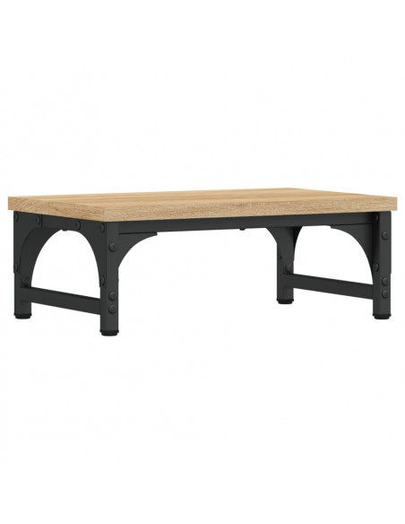Supporto per Monitor Rovere Sonoma 37x23x14cm Legno Multistrato