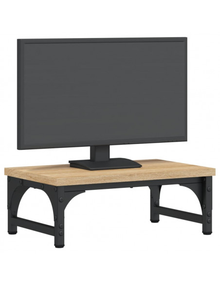 Supporto per Monitor Rovere Sonoma 37x23x14cm Legno Multistrato