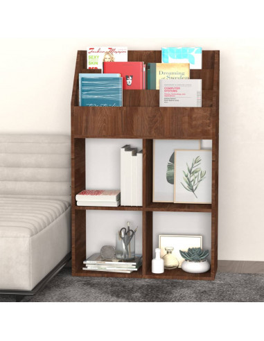 Portariviste per Bambini Rovere Marrone 71x30x114cm Legno