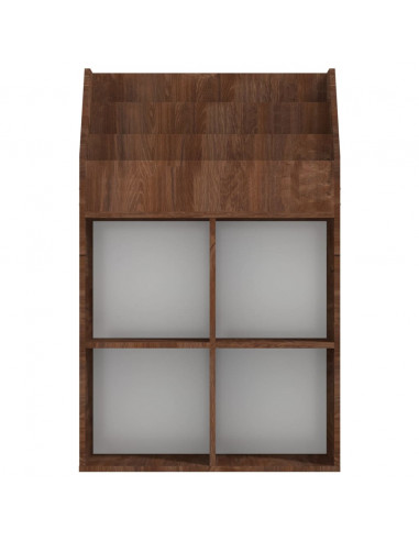 Portariviste per Bambini Rovere Marrone 71x30x114cm Legno