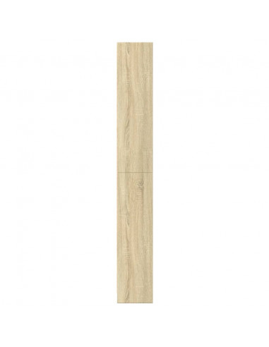 Libreria Rovere Sonoma 60x24x176 cm in Legno Multistrato