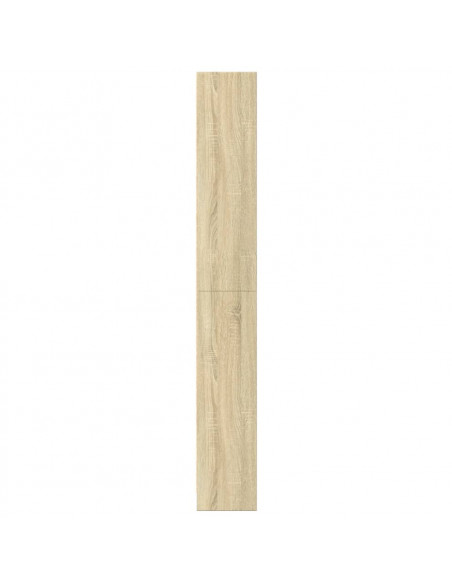 Libreria Rovere Sonoma 60x24x176 cm in Legno Multistrato