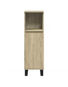 Set Mobili da Bagno 3 pz Rovere Sonoma in Legno Multistrato 2