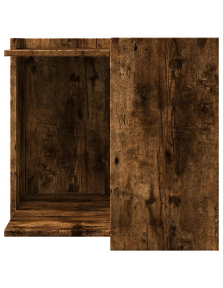 Recinto Lettiera Gatti Rovere Fumo 53x53x51 cm in Truciolato