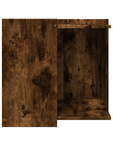 Recinto Lettiera Gatti Rovere Fumo 53x53x51 cm in Truciolato