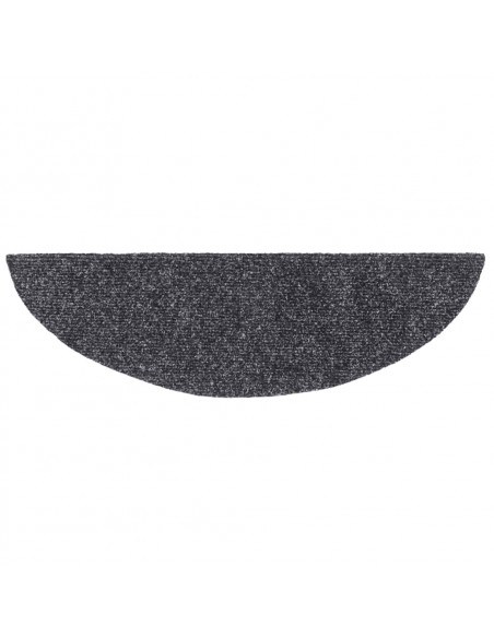 Tappetini Scale Adesivi 5 pz 56x17x3 cm Grigio Scuro Agugliati