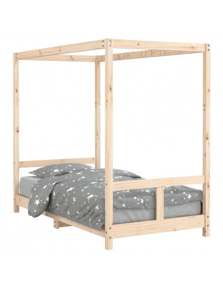 Giroletto per Bambini 80x160 cm in Legno Massello di Pino