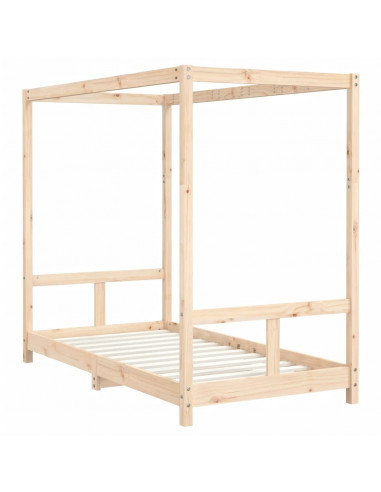 Giroletto per Bambini 80x160 cm in Legno Massello di Pino