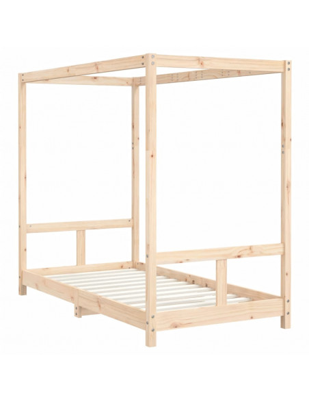 Giroletto per Bambini 80x160 cm in Legno Massello di Pino