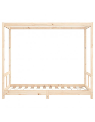 Giroletto per Bambini 80x160 cm in Legno Massello di Pino