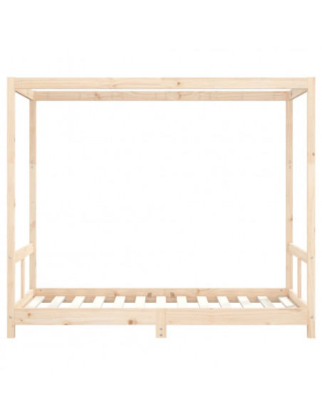 Giroletto per Bambini 80x160 cm in Legno Massello di Pino