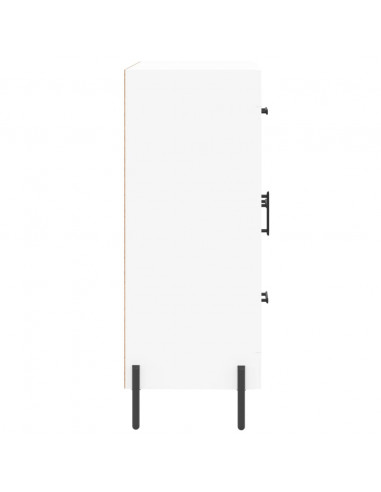 Credenza Bianca 69,5x34x90 cm in Legno Multistrato