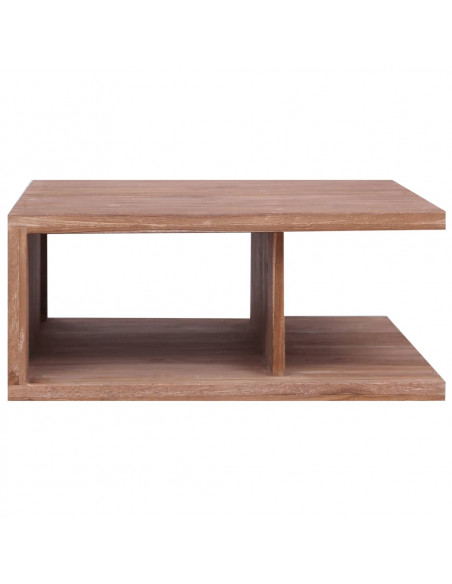 Tavolino da Caffè 70x70x30 cm in Legno Massello di Teak