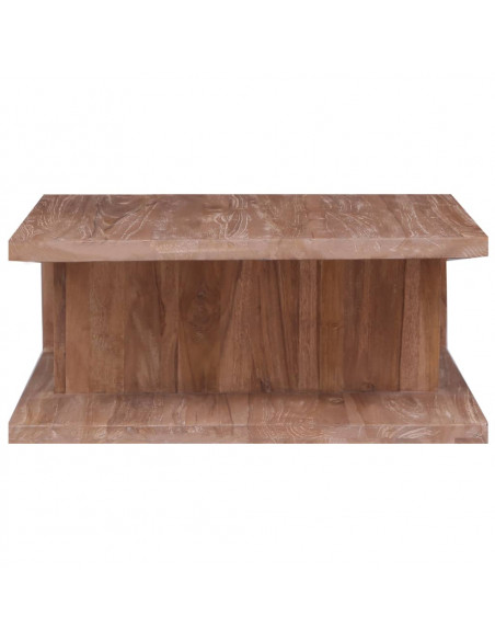 Tavolino da Caffè 70x70x30 cm in Legno Massello di Teak