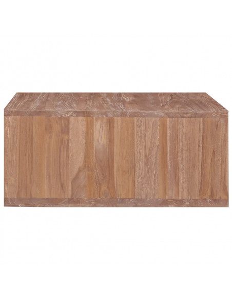 Tavolino da Caffè 70x70x30 cm in Legno Massello di Teak
