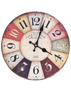 Orologio da Parete Vintage Multicolore 30 cm 2
