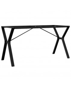 Telaio Gambe a Y per Tavolo da Pranzo 140x60x73 cm in Ghisa 2