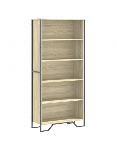 Libreria Rovere Sonoma 80x31x169 cm in Truciolato