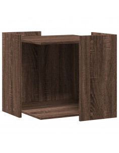 Recinto Lettiera Gatti Rovere Marrone 53x53x51 cm in Truciolato 2